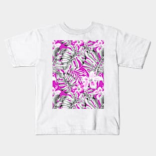 Ace Flag Hawaiian Pattern Kids T-Shirt